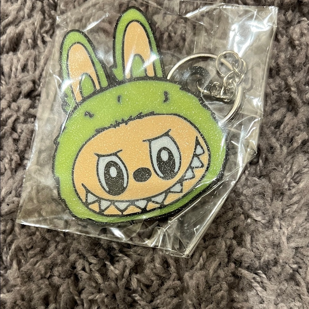 Handmade labubu keychain